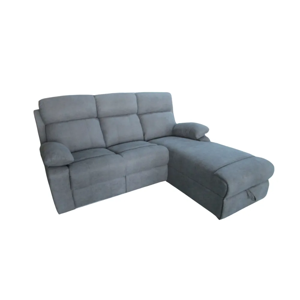 DIVANO ANGOLARE 3P RECLINER PENISOLA SX GRIGIO DIVANO ANGOLARE 3P RECLINER PENISOLA SX GRIGIO