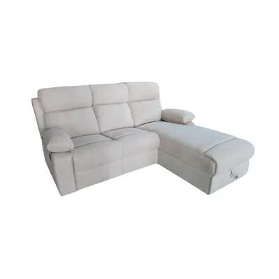 DIVANO ANGOLARE 3P RECLINER PENISOLA SX BEIGE