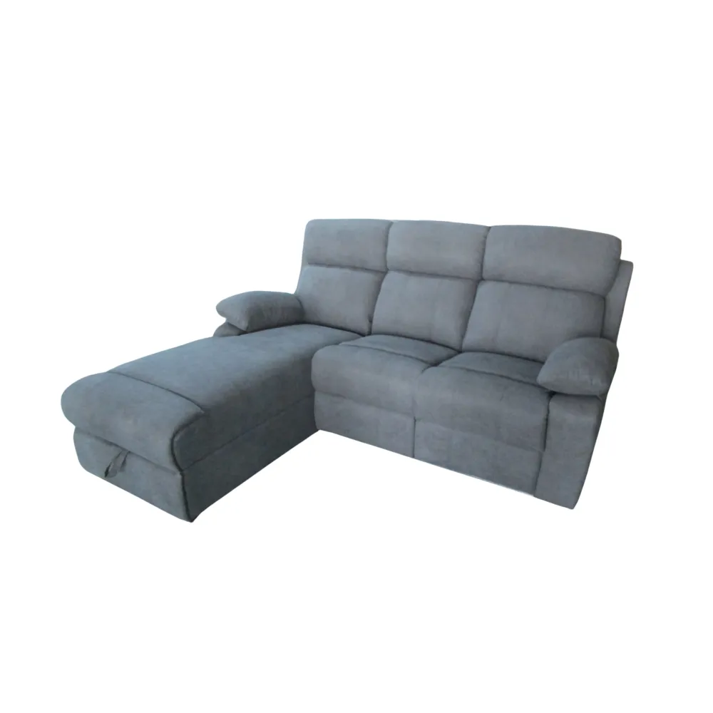 DIVANO ANGOLARE 3P RECLINER PENISOLA DX GRIGIO DIVANO ANGOLARE 3P RECLINER PENISOLA DX GRIGIO