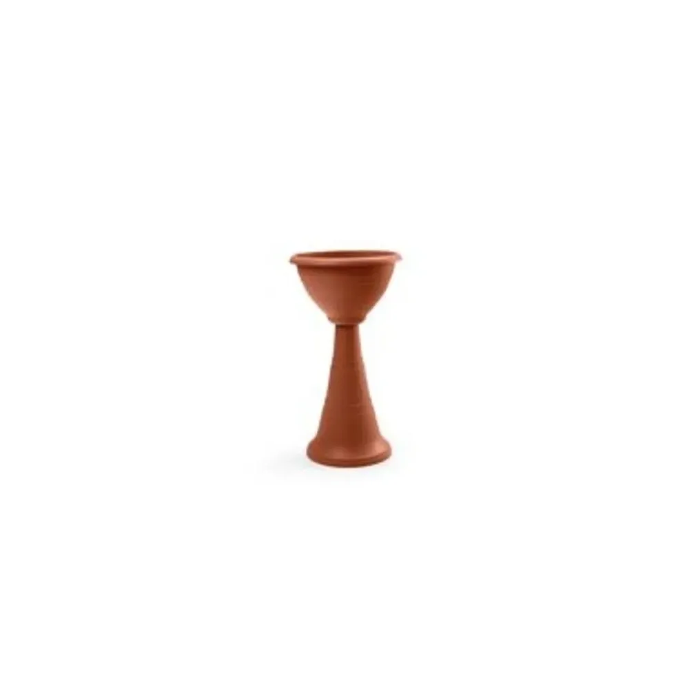FIORIERA COLONNA TERRACOTTA