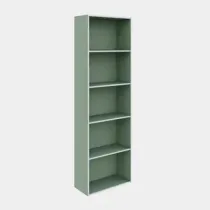 LIBRERIA 4 RIPIANI 50X22,8X157,4 CM VERDE SALVIA