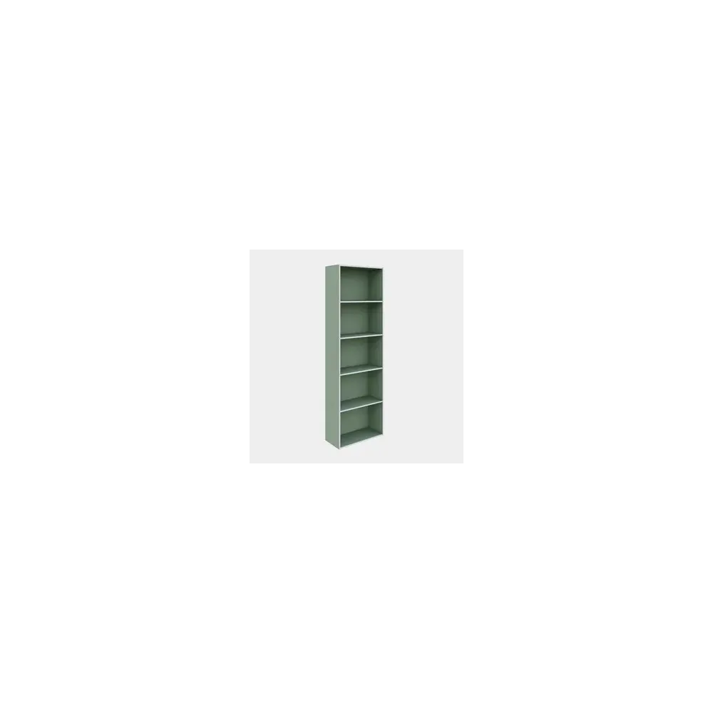 LIBRERIA 4 RIPIANI 50X22,8X157,4 CM VERDE SALVIA