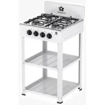 CUCINA 4 FUOCHI 2 MENSOLE CM.49X49  BIANCO