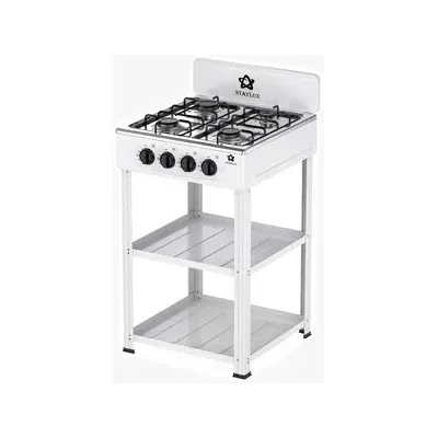 CUCINA 4 FUOCHI 2 MENSOLE CM.49X49  BIANCO