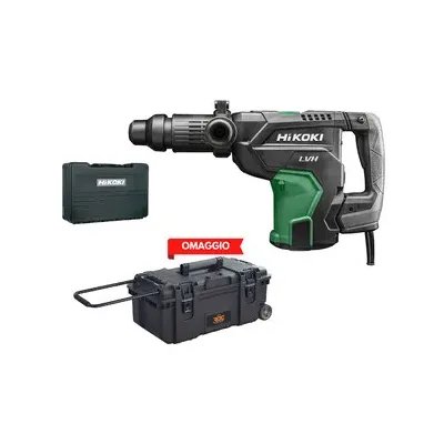 HIKOKI MARTELLO COMBIN DH45MA 1400W 11,3J+TROLLEY