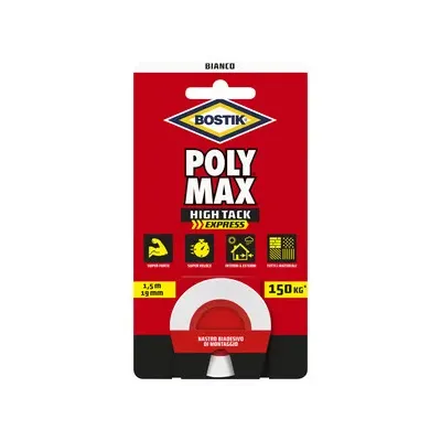 BOSTIK POLYMAX NASTRO BIAD HIGH TACK EXPRESS BIANCO