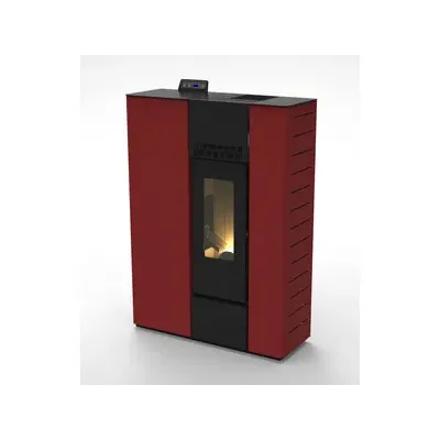 C STUFA PELLET CANALIZZATA STEROPE 12C BORDEAUX