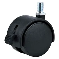 RUOTA PER MOBILI DOPPIA ø 40 - perno MA8 - capacità kg 25 - pz 2 BL