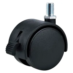 RUOTA PER MOBILI DOPPIA ø 40 - perno MA8 - capacità kg 25 - pz 2 BL