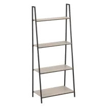 SCAFFALE ORGANIZER IN METALLO E LEGNO cm 60 x 35 x H 148 - 4 ripiani