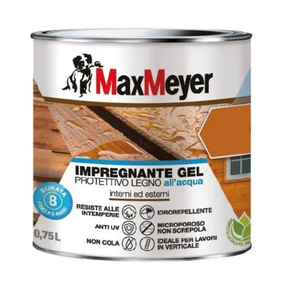 MAX IMPREGNANTE GEL ALLACQUA NOCE MEDIO 750 ML (4,0 PZ)