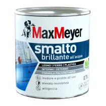 MAX SMALTO ALLACQUA POLIURETANICO BRILLANTE LT.0,750 VERDE SC.