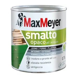 MAX SMALTO ALLACQUA POLIURETANICO OPACO LT.0,750 GRIGIO FUMO