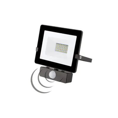 PROIETTORE LED C/SENSORE W20 NERO K4000