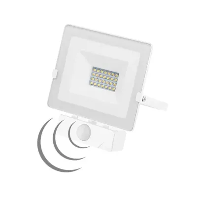 PROIETTORE LED C/SENSORE W20 BIANCO K4000