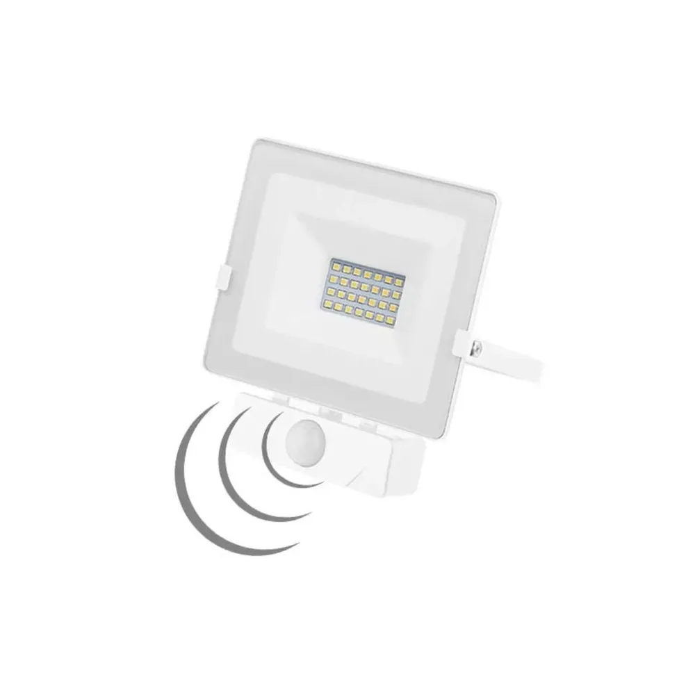PROIETTORE LED C/SENSORE W20 BIANCO K4000