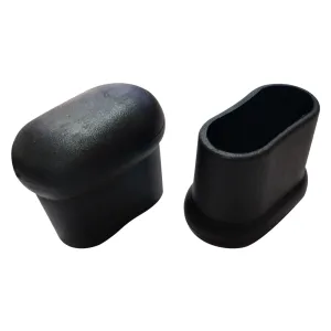 PUNTALE OVALE ROBUSTO A PERA ø mm  25 x 50 nero