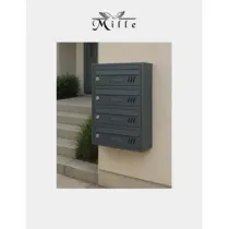 CASSETTA CONDOMINIO SOFIA 4 POSTI ANTRACITE