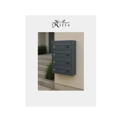 CASSETTA CONDOMINIO SOFIA 4 POSTI ANTRACITE