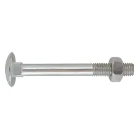 BULLONE ZINCATO TESTA TONDA T.T.Q.S.T.D.E. 8 x 35
