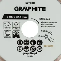 DISCO DIAMANTATO Ø 100 mm - foro 22,2 mm