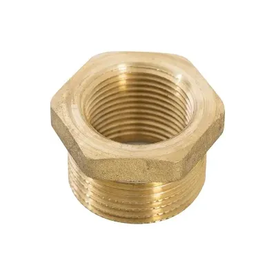 RIDUZIONE ESAGONALE MASCHIO/FEMMINA 'ART.1212' 1/2 x 3/8 ( maschio x femmina ) (10 PZ)