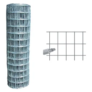 RETE ELETTROSALDATA ZINCATA 50 x 25 Filo Ø mm. 1,8 - H. cm 100