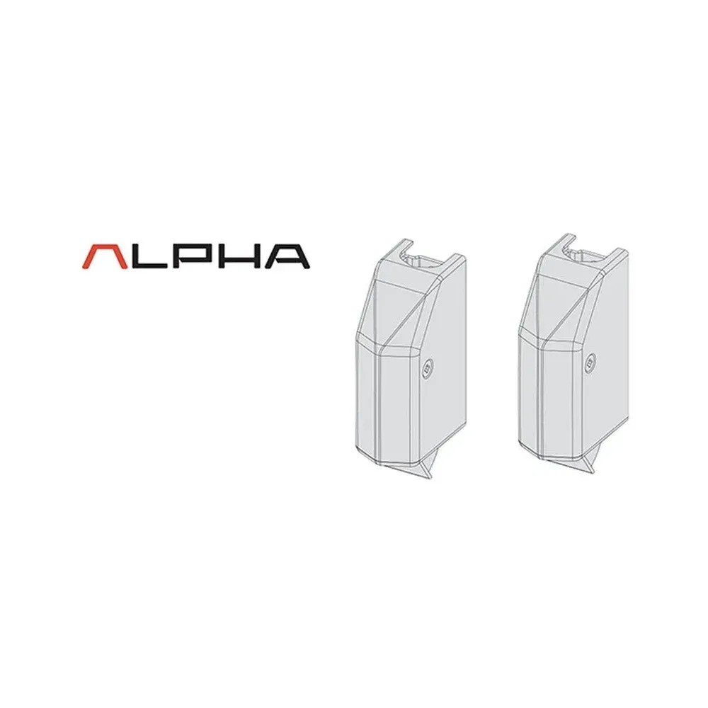 COPPIA SCROCCHI PER MANIGLIONI ART. 07A63610 tipo alto/basso