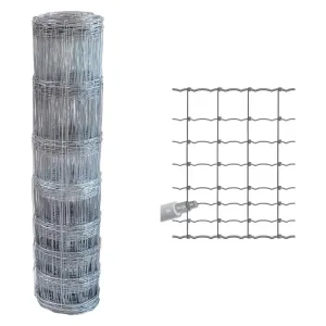 RETE PASTORALE 120/9/15 Filo Ø mm. 1,8/2,2 - H. cm 120 x mt. 50
