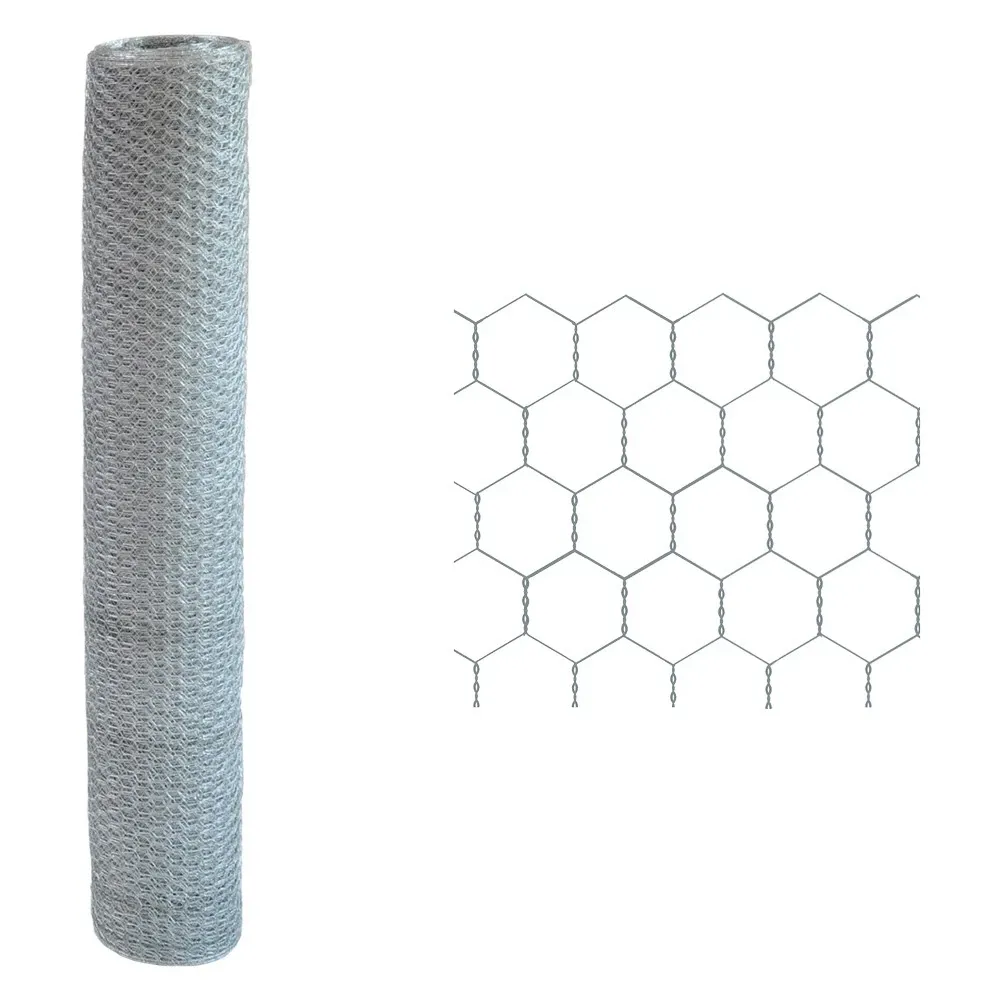 RETE TRIPLA TORSIONE ESAGONALE 50 x 7 Filo Ø mm. 1,1 - H. cm 100 x mt. 25