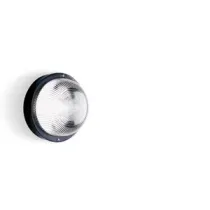 PLAFONIERA TONDA NERO