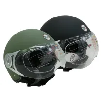 CASCO PER MOTO 'SIRIO MATT' verde - tg. S