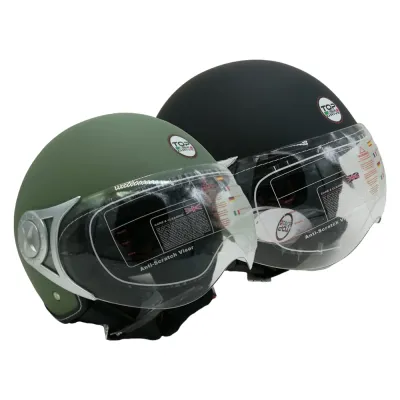 CASCO PER MOTO 'SIRIO MATT' verde - tg. M