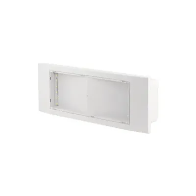 LAMPADA LED EMERGENZA INCASSO RICAR. 2W