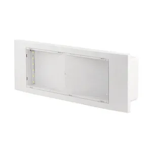 LAMPADA LED EMERGENZA INCASSO RICAR. 2W