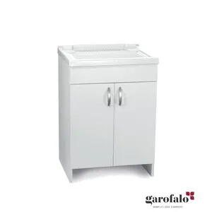 LAVATOIO LEGNO MADEIRA 60X50 CM BIANCO