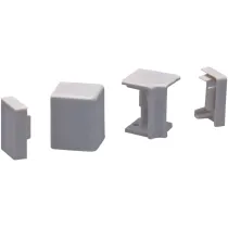 KIT ACCESSORI GRIGIO CHIARO MM26X16 PER ALZATINA ALLUMINIO