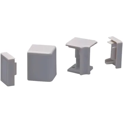 KIT ACCESSORI GRIGIO CHIARO MM26X16 PER ALZATINA ALLUMINIO