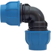 RACCORDO POLIPROP GOMITO 90 40X40 MM (5,0 PZ)