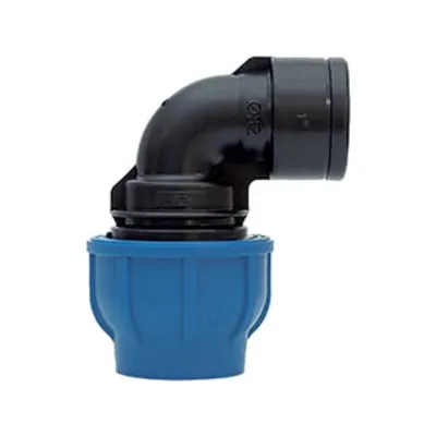 RACCORDO POLIPROP GOMITO FEM D 40MM X11/4 (5,0 PZ)