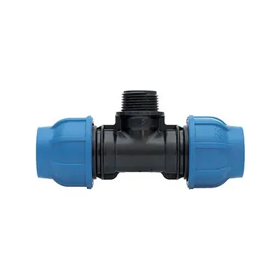 RACCORDO POLIPROP TEE MAS D 32 X 1 X 32MM (10,0 PZ)