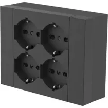 MULTIPRESA ESTERNA  QUADRA 4 PRESE BIP.SCH NERA