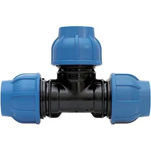 RACCORDO POLIPROP TEE 90 40X40X40 MM* (5,0 PZ)