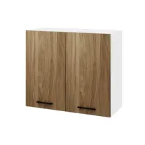 KIT CUCINA PENSILE 2 ANTE 80X32XH72 CM NOCE