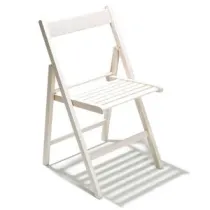 SEDIA PIEGHEVOLE LIBERTY BIANCO (4,0 PZ)