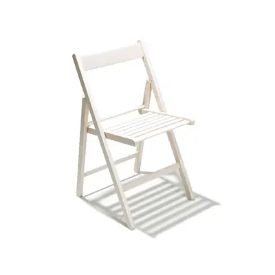 SEDIA PIEGHEVOLE LIBERTY BIANCO (4,0 PZ)
