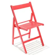 SEDIA PIEGHEVOLE LIBERTY ROSSO (4,0 PZ)