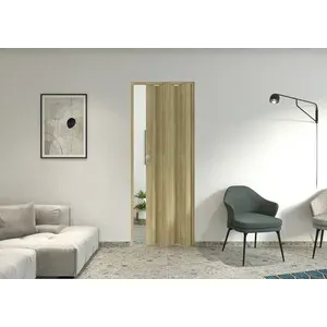 PORTA A SOFFIETTO MAYA 83X214 ROVERE CHIARO