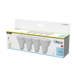 NOVA LAMPADA LED SPOT GU10 6W 490LM 4000K PZ.4