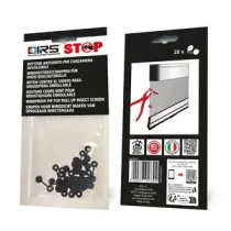 BOTTONE ANTIVENTO P/ZANZARIERA 20PZ